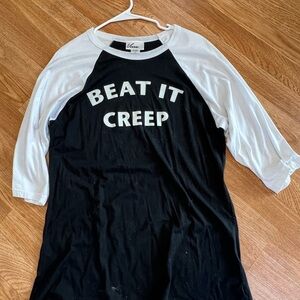 Micheline Pitt Beat it Creep Raglan